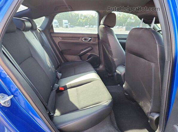 2HGFE2F59NH583537 2022 HONDA CIVIC Blue Вид задніх сидінь