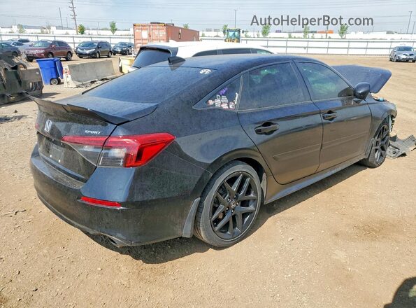 2HGFE2F59NH592139 2022 HONDA CIVIC Black Trasero derecho