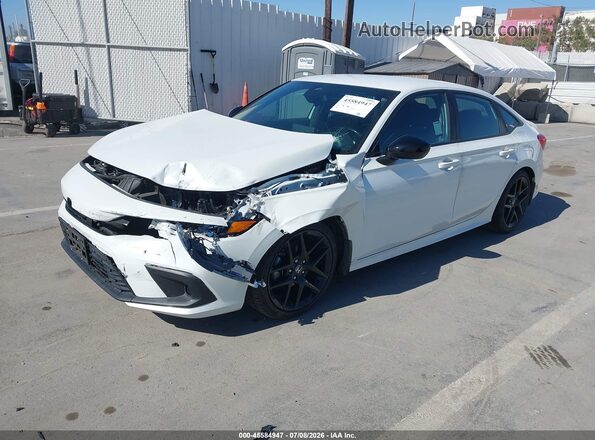 2HGFE2F59NH605228 2022 HONDA CIVIC White Przód lewy