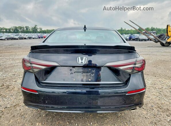 2HGFE2F59NH605780 2022 HONDA CIVIC Black Вид ззаду
