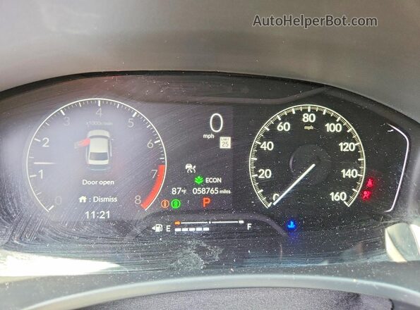 2HGFE2F59PH518139 2023 HONDA CIVIC White Вид щитка приладів