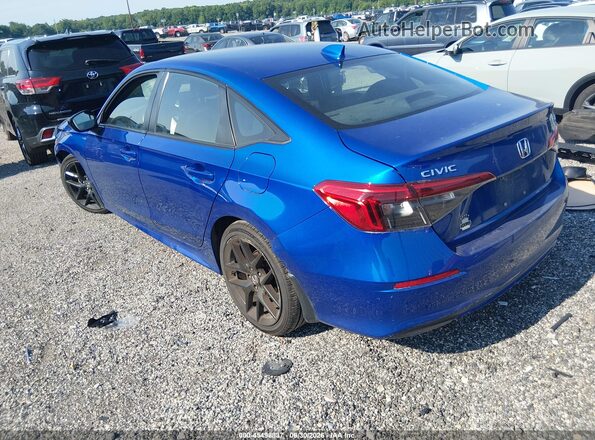 2HGFE2F59PH564392 2023 HONDA CIVIC Blue Trasero izquierdo