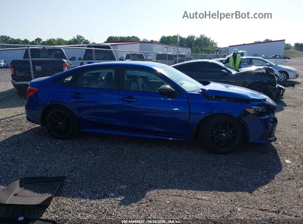 2HGFE2F59PH564392 2023 HONDA CIVIC Blue Vista interior trasera