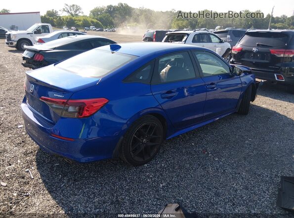 2HGFE2F59PH564392 2023 HONDA CIVIC Blue Trasero derecho