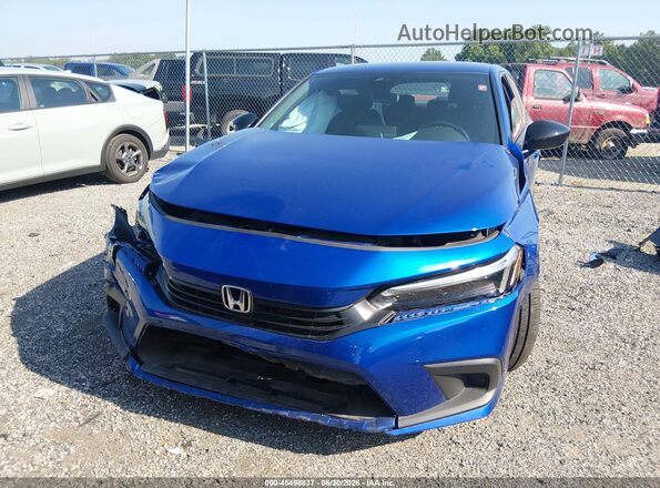2HGFE2F59PH564392 2023 HONDA CIVIC Blue Vista del cuadro de instrumentos