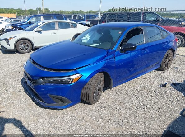 2HGFE2F59PH564392 2023 HONDA CIVIC Blue Vista tres cuartos delantera izquierda