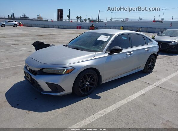 2HGFE2F59RH503143 2024 HONDA CIVIC Серебряный Передняя левая четверть