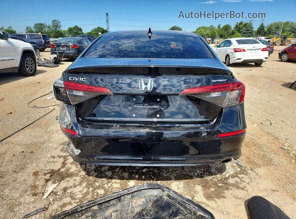 2HGFE2F59RH519889 2024 HONDA CIVIC Black უკანა ხედი