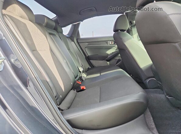 2HGFE2F59SH504914 2025 HONDA CIVIC Charcoal Vista de los asientos traseros