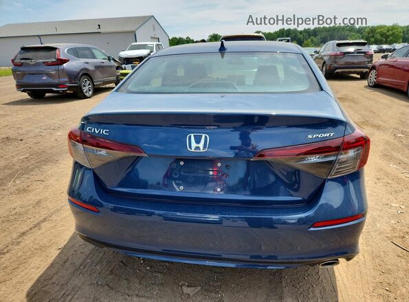 2HGFE2F59SH526346 2025 HONDA CIVIC Blue Vista trasera