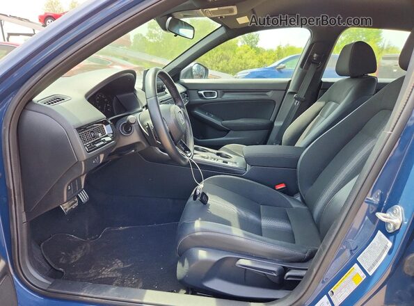 2HGFE2F59SH526346 2025 HONDA CIVIC Blue Vista interior delantera