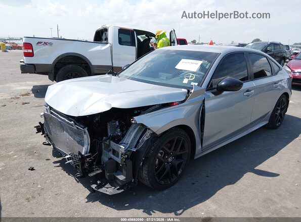 2HGFE2F59SH528906 2025 HONDA CIVIC Silver Vista tres cuartos delantera izquierda