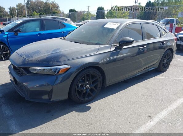 2HGFE2F59SH539498 2025 HONDA CIVIC Gray Front left