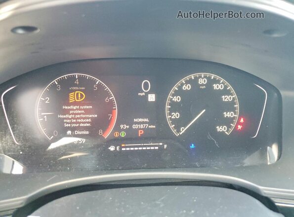 2HGFE2F59SH554342 2025 HONDA CIVIC Black Սարքավորումների վահանակի տեսք