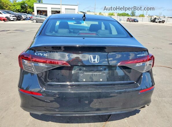 2HGFE2F59SH554342 2025 HONDA CIVIC Black Հետևի տեսք