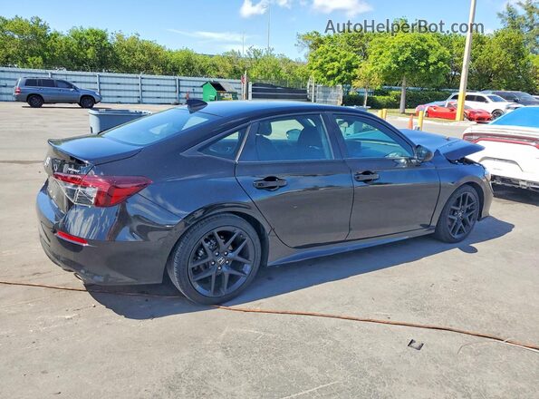 2HGFE2F59SH554342 2025 HONDA CIVIC Black Հետևի աջ
