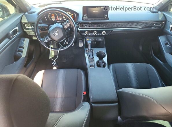 2HGFE2F59SH554941 2025 HONDA CIVIC Blue Dashboard view