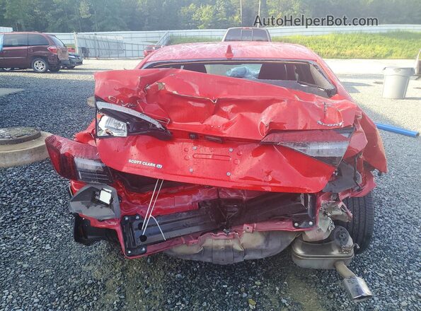 2HGFE2F59SH572100 2025 HONDA CIVIC Красный Вид сзади