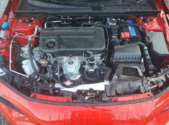 2HGFE2F59SH572100 2025 HONDA CIVIC Красный Вид задней части салона