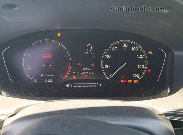2HGFE2F59SH573067 2025 HONDA CIVIC Серебряный Вид щитка приборов