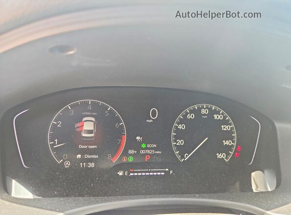 2HGFE2F59SH573361 2025 HONDA CIVIC Silver ხელსაწყოთა პანელის ხედი