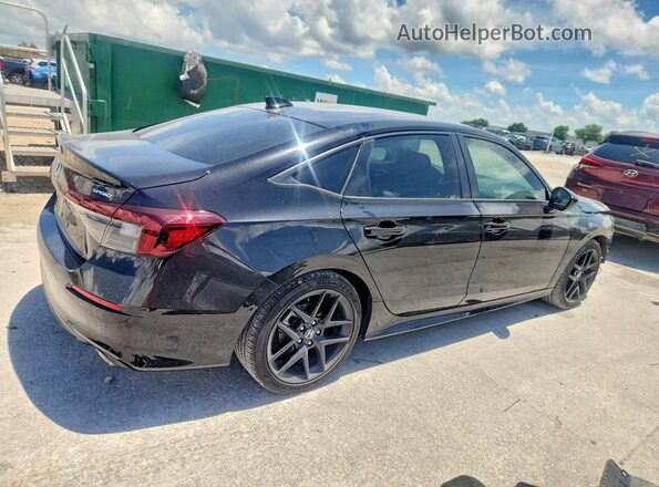 2HGFE2F59SH575093 2025 HONDA CIVIC Black უკანა მარჯვენა