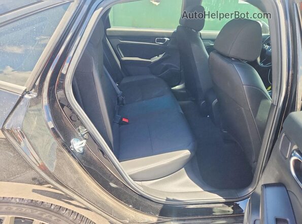 2HGFE2F59SH575093 2025 HONDA CIVIC Black უკანა სავარძლების ხედი