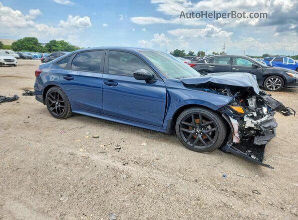 2HGFE2F59SH584277 2025 HONDA CIVIC Blue Delantero derecho