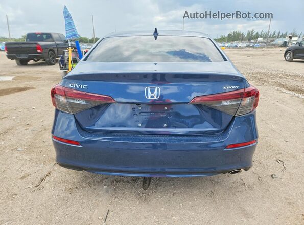 2HGFE2F59SH584277 2025 HONDA CIVIC Blue Vista trasera