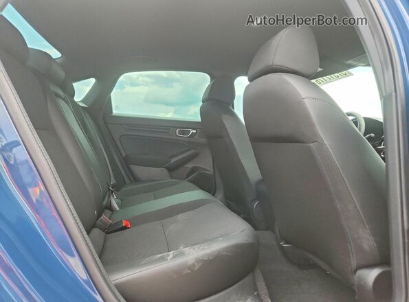 2HGFE2F59SH584277 2025 HONDA CIVIC Blue Vista de los asientos traseros