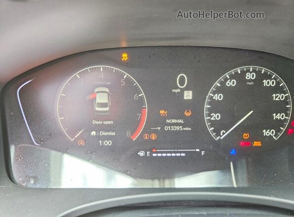 2HGFE2F59SH584277 2025 HONDA CIVIC Blue Vista del cuadro de instrumentos