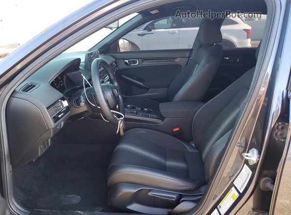 2HGFE2F59SH589642 2025 HONDA CIVIC Black Widok wnętrza z przodu