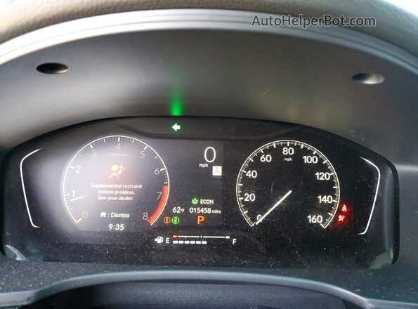 2HGFE2F59SH589642 2025 HONDA CIVIC Black Widok zestawu wskaźników