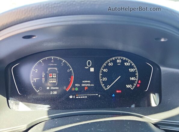 2HGFE2F59SH602194 2025 HONDA CIVIC Gray Սարքավորումների վահանակի տեսք