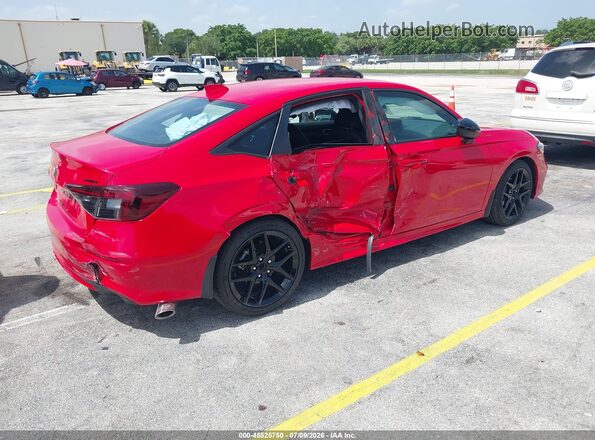 2HGFE2F59TH506941 2026 HONDA CIVIC Red Trasero derecho