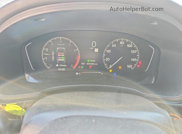 2HGFE2F59TH516109 2026 HONDA CIVIC Black Vista del cuadro de instrumentos