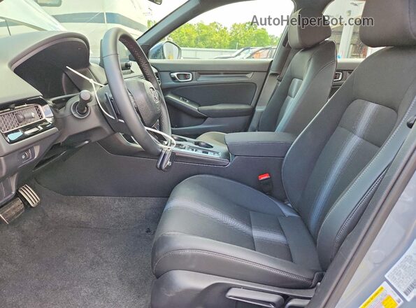 2HGFE2F59TH543441 2026 HONDA CIVIC Gray Вид салону спереду