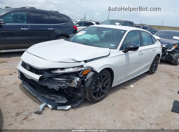 2HGFE2F59TH578884 2026 HONDA CIVIC White Vista tres cuartos delantera izquierda