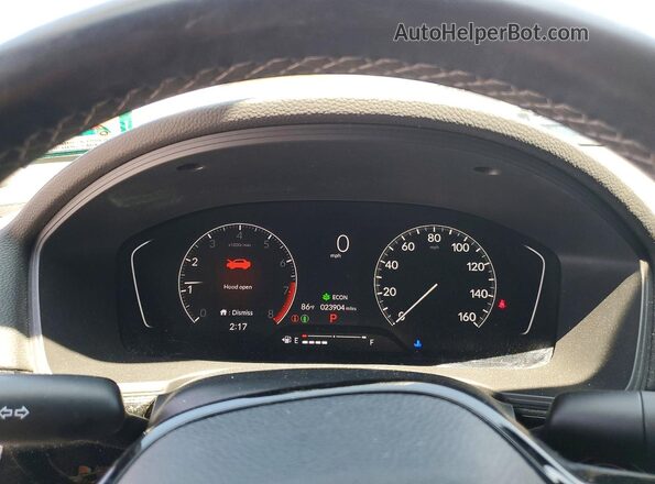 2HGFE2F5XNH501833 2022 HONDA CIVIC Silver Սարքավորումների վահանակի տեսք