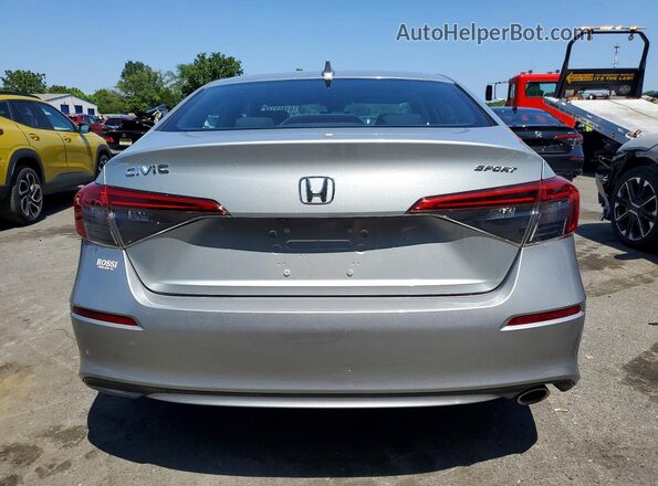 2HGFE2F5XNH501833 2022 HONDA CIVIC Silver Հետևի տեսք