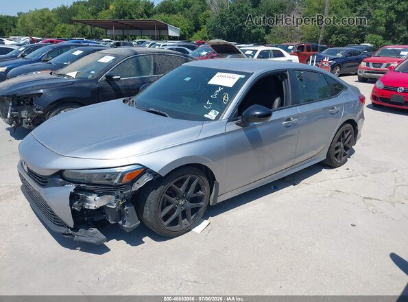 2HGFE2F5XNH568724 2022 HONDA CIVIC Gray Vista tres cuartos delantera izquierda