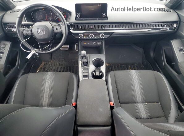 2HGFE2F5XNH594904 2022 HONDA CIVIC Gray Dashboard view