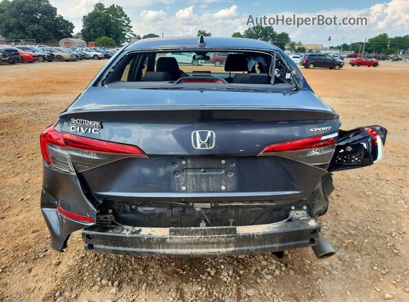 2HGFE2F5XNH597639 2022 HONDA CIVIC Серый Вид сзади