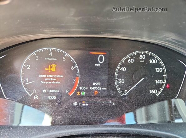 2HGFE2F5XPH543809 2023 HONDA CIVIC Gray ხელსაწყოთა პანელის ხედი