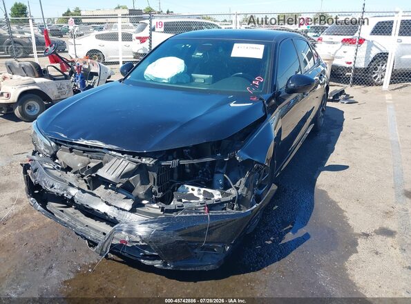 2HGFE2F5XRH507329 2024 HONDA CIVIC Black Առջևի ձախ երեք քառորդ տեսարան