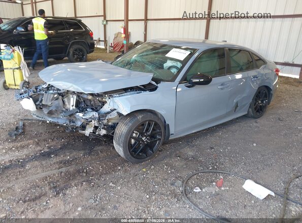 2HGFE2F5XRH567112 2024 HONDA CIVIC Blue Przód lewy