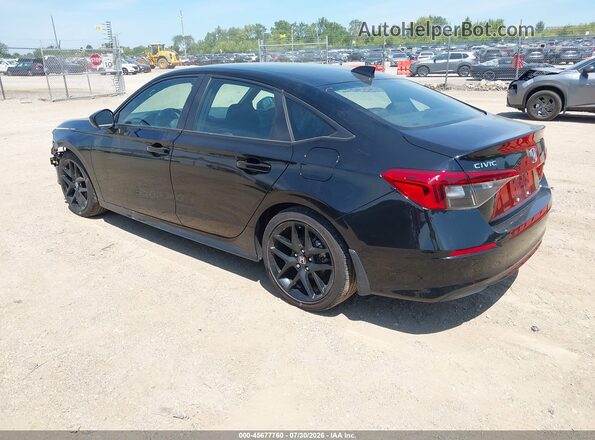 2HGFE2F5XRH582595 2024 HONDA CIVIC Black Rear left