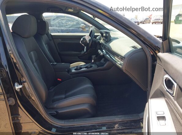 2HGFE2F5XRH582595 2024 HONDA CIVIC Black Front interior view