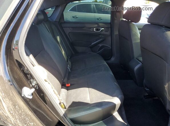 2HGFE2F5XRH590308 2024 HONDA CIVIC Black Հետևի նստատեղերի տեսք