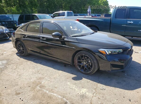 2HGFE2F5XSH500435 2025 HONDA CIVIC Black Передня права чверть